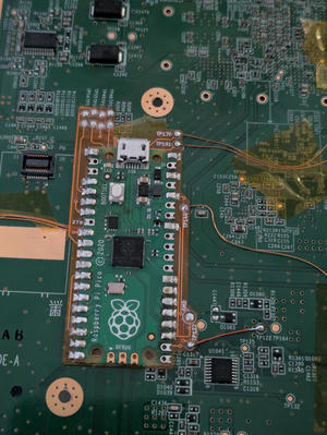 Render of main PCB