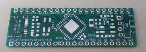 One bare board on the table.