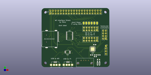 Render of main PCB