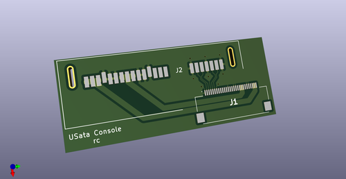 Render of main PCB